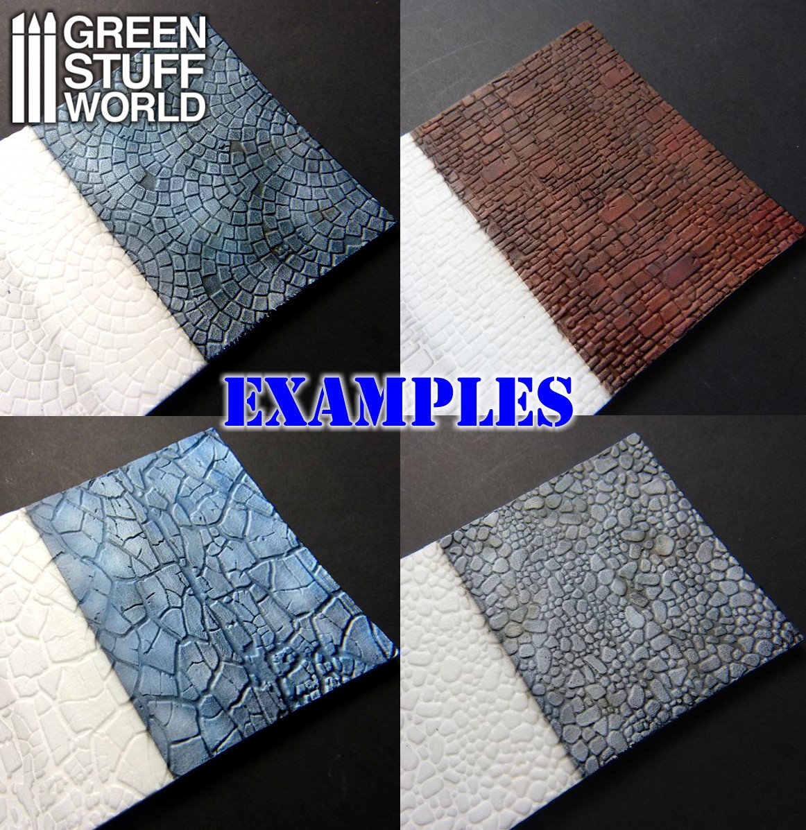 7 feuilles Plaques Mixtes de Plasticard GSW modélisation