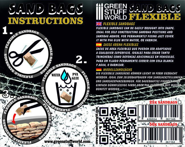 flexible sandbags - packaging