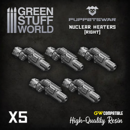 Nuclear Heaters - Right | Resin items