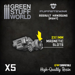 Assault Handguns - Right | Resin items