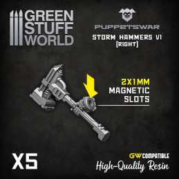 Storm Hammers 2 - Right | Resin items