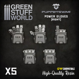 Gloves - Right | Resin items