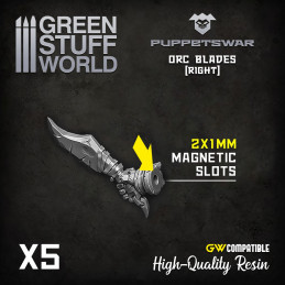 Orc Blades - Right | Resin items