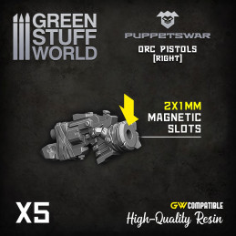 Orc Pistols - Right | Resin items