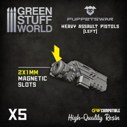 Heavy Assault Pistols - Left | Resin items