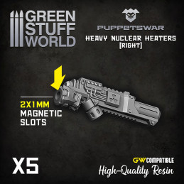 Heavy Nuclear Heaters - Right | Resin items