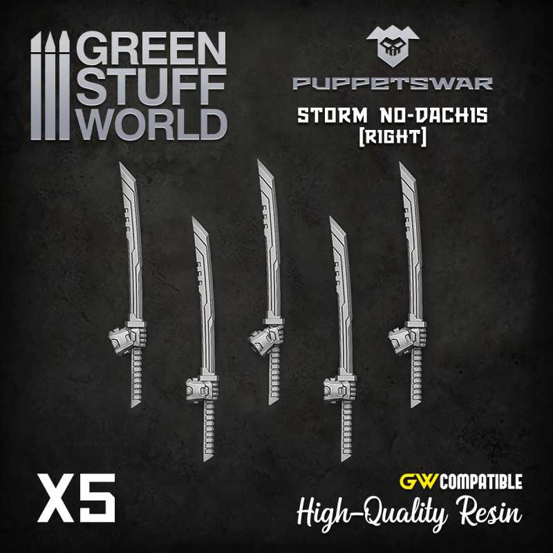 Nodachi Swords - Right | Resin items