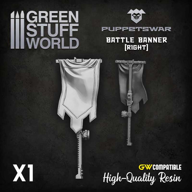 Battle Banner - Right | Resin items