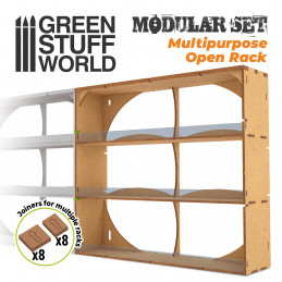 Multipurpose Open Rack | MDF Wood Displays