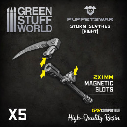 Storm Scythes - Right | Resin items