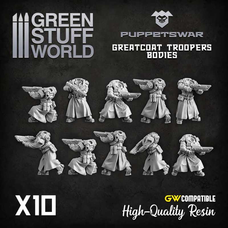 Greatcoat Troopers Bodies | Resin items