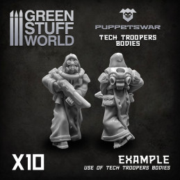 Tech Troopers Bodies | Resin items