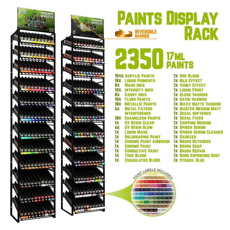 GSW Paint Display Rack - ULTIMATE Collection