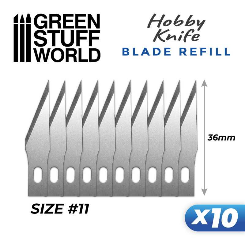 10x Hobby Knife Blade Refill | Cutting tools and accesories 10x Hobby Knife Blade Refill | Cutting tools and accesories