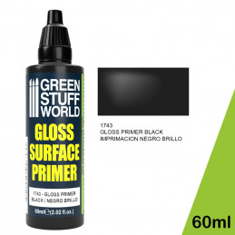 Grundierung Schwarz Glänzend 60ml | Acryl Grundierung