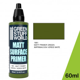 Matt Surface Primer 60ml - Green | Acrylic Priming