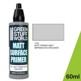 Matt Surface Primer 60ml - Grey | Acrylic Priming