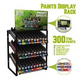 GSW Paint Display Rack - Chamäleon, Candy- und Hilfsfarben | Malen-Flaschen Regal