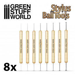 8x Outils STYLOS Stylus avec Boules | Outils en Métal