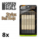 8x Outils STYLOS Stylus avec Boules