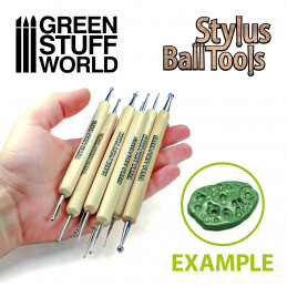 8x Outils STYLOS Stylus avec Boules | Outils en Métal