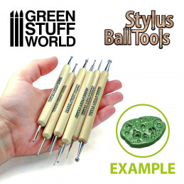 Set 8x Utensili STYLUS Burnishers | Utensili in Metallo