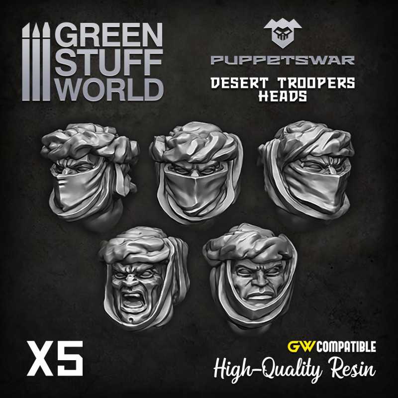 Desert Troopers heads | Resin items