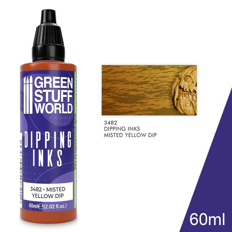 Peintures Dipping inks 60 ml - MISTED YELLOW DIP | Peintures Dipping inks