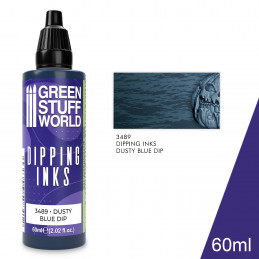 Dipping ink 60 ml - DUSTY BLUE DIP | Dipping inks Tinten