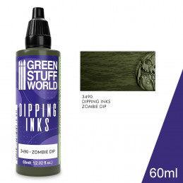 Dipping ink 60 ml - ZOMBIE DIP | Dipping inks Tinten