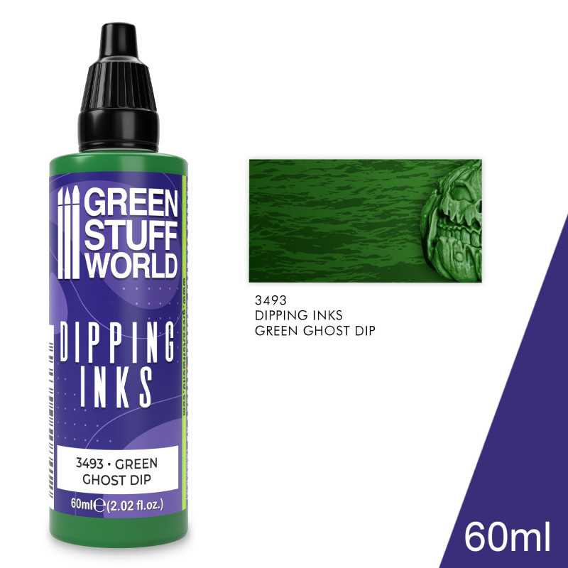 Peintures Dipping inks 60 ml - GREEN GHOST DIP | Peintures Dipping inks Peintures Dipping inks 60 ml - GREEN GHOST DIP | Peintures Dipping inks