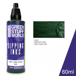 Peintures Dipping inks 60 ml - ORK FLESH DIP | Peintures Dipping inks