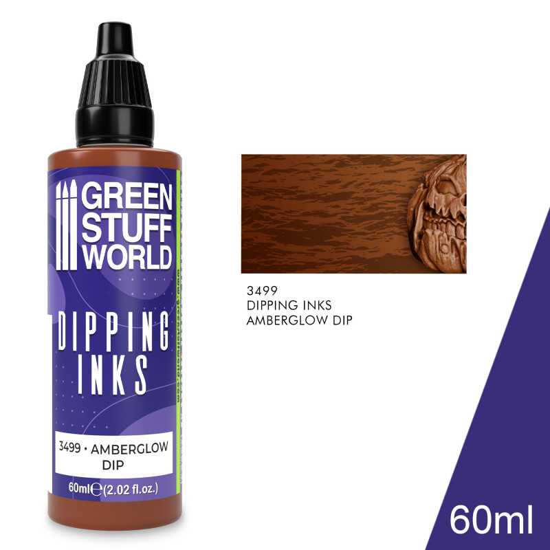 Peintures Dipping inks 60 ml - AMBERGLOW DIP | Peintures Dipping inks