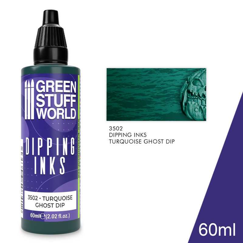 Colori Dipping ink 60 ml - TURQUOISE GHOST DIP | Colori Dipping inks