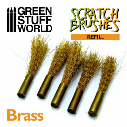 Scratch Brush Set Refill – Brass | Engraving tools