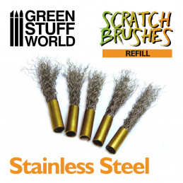 Scratch Brush Set Refill – Stainless Steel | Engraving tools