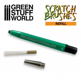 Scratch Brush Set Refill – Soft nylon | Engraving tools