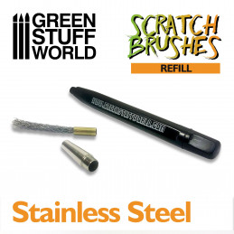 Scratch Brush Set Refill – Stainless Steel | Engraving tools
