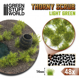 Thorny Scrubs - LIGHT GREEN | Basing Materials