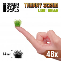 Thorny Scrubs - LIGHT GREEN | Basing Materials