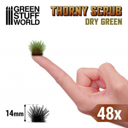 Thorny Scrubs - DRY GREEN | Basing Materials