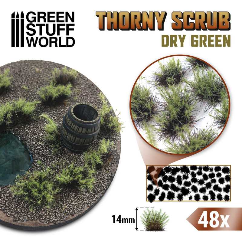 Thorny Scrubs - DRY GREEN | Basing Materials