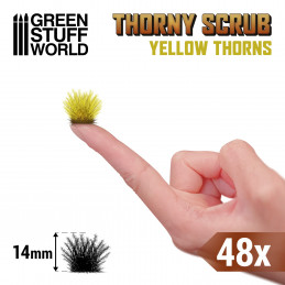 Thorny Scrubs - YELLOW THORNS | Basing Materials