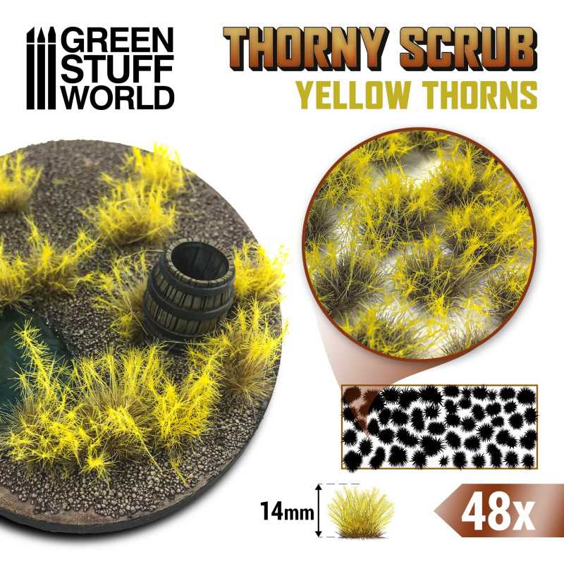 Thorny Scrubs - YELLOW THORNS | Basing Materials