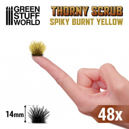 Thorny Scrubs - BURNT YELLOW | Basing Materials