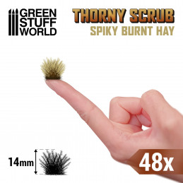 Thorny Scrubs - BURNT HAY | Basing Materials