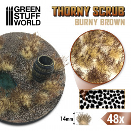 Thorny Scrubs - BURNY BROWN | Basing Materials