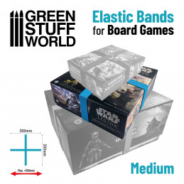 Bandes Élastiques pour jeux de société 300mm - Pack x4 | Bandes Élastiques pour jeux de société