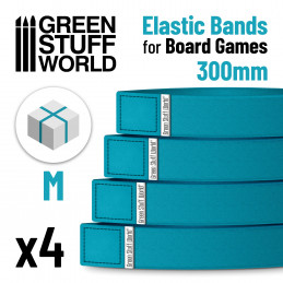 Gomas elasticas para juegos de mesa 300mm - Pack x4 Gomas elasticas para juegos de mesa