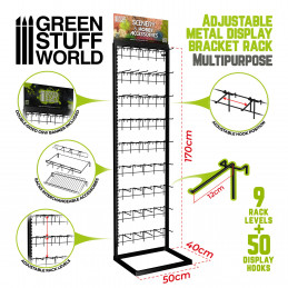 GSW Expositor Multipropósito - Blisters Metal Shop Displays